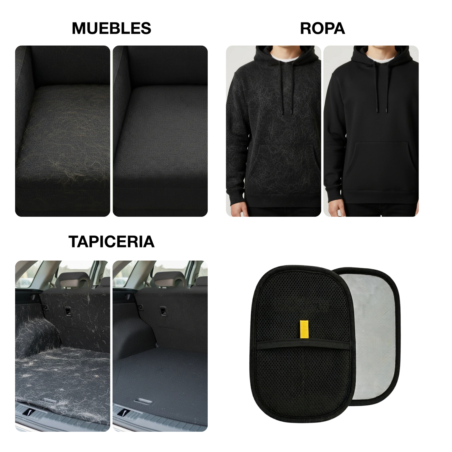 Guante Quitapelos Para Mascotas